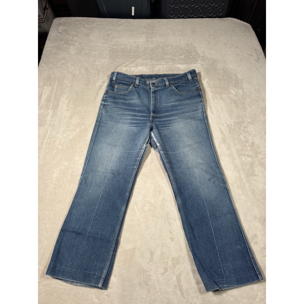 Vintage 90s Levis 517 Jeans (Fit 34x24) Faded Distressed Repaired MADE IN USA